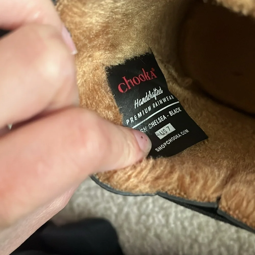 “Chooka: Premium Rainwear- Plush Chelsea size 7” - Picture 8 of 10